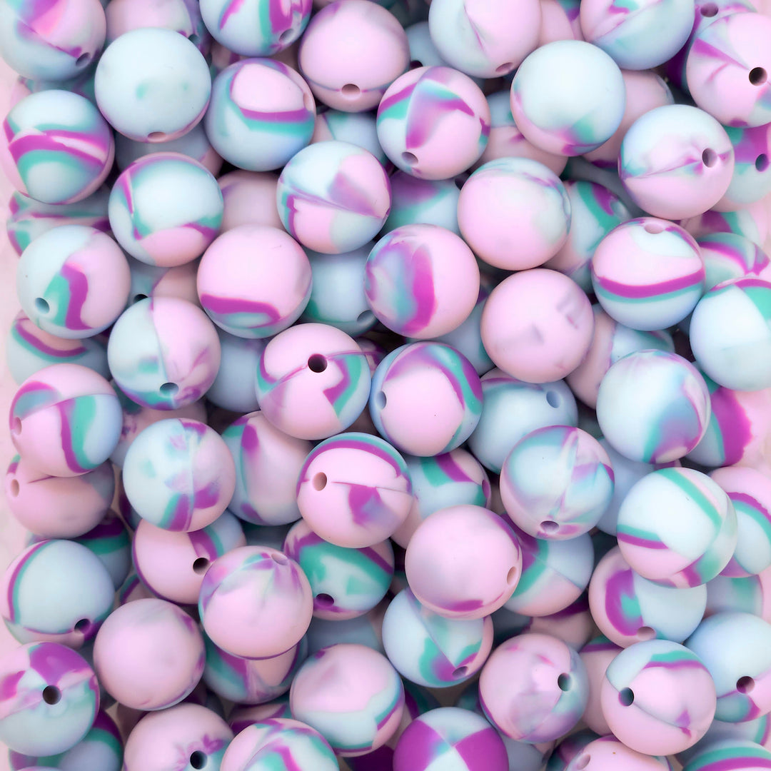 15mm Silicone Beads