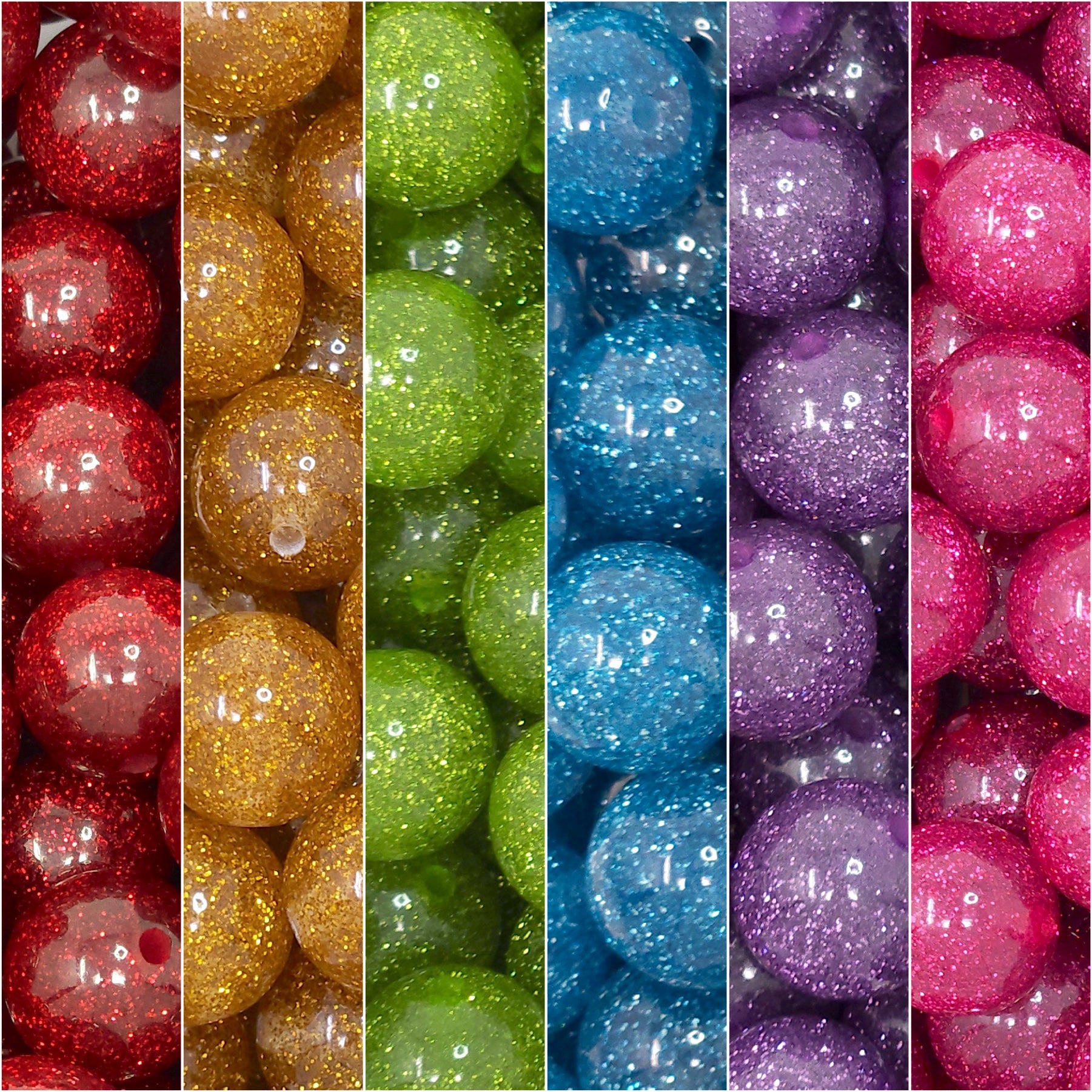 Silicone Beads Rainbow Palette Beads