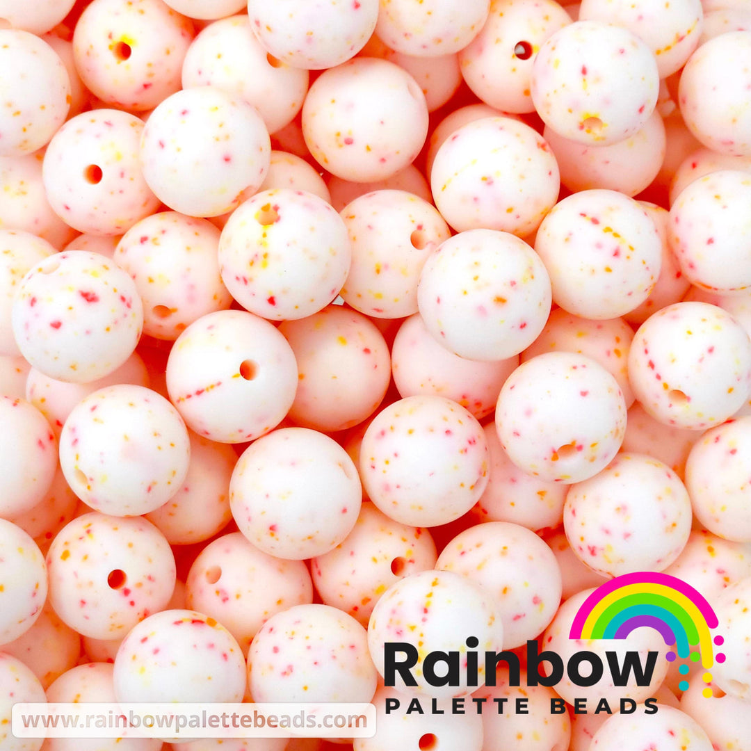 15mm Exclusive Sherbet Silicone Round Beads Beads
