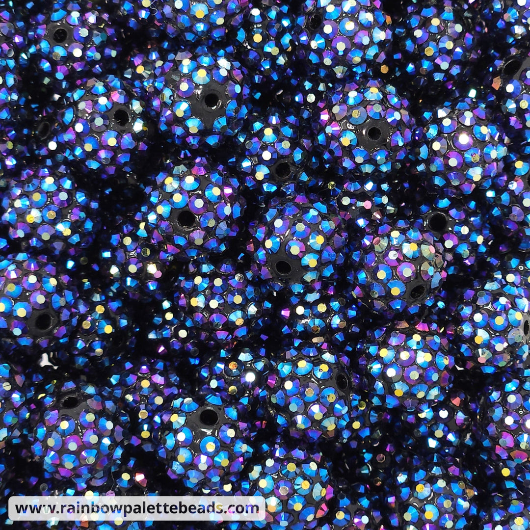 16mm AB Galaxy Acrylic Rhinestone Beads Beads