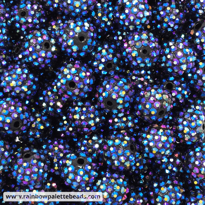 16mm AB Galaxy Acrylic Rhinestone Beads Beads