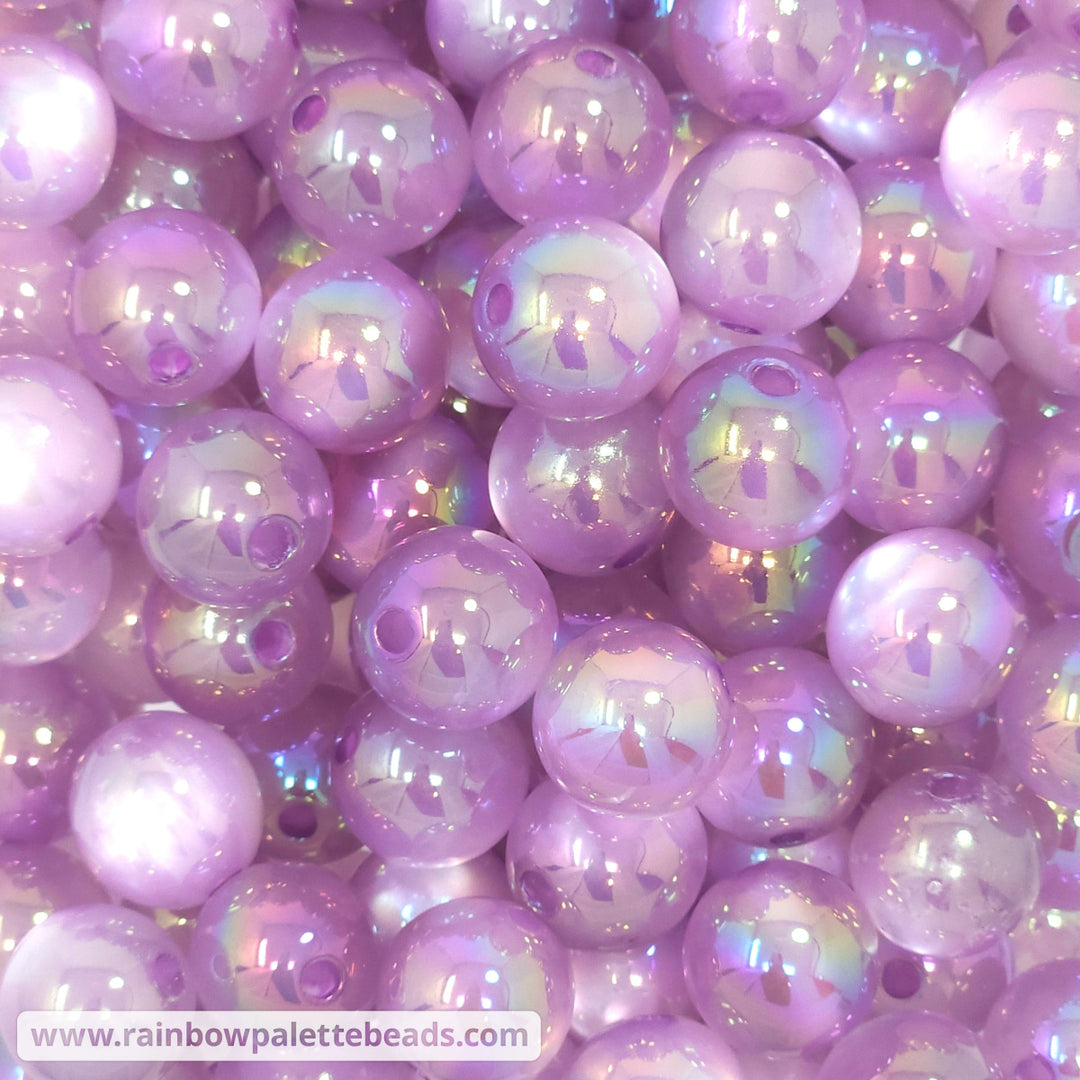 16mm AB Lilac Magic Cat Eye Acrylic Beads Beads