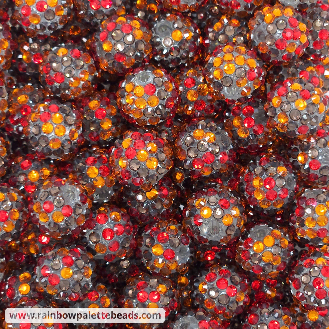 16mm Fall Confetti Acrylic Rhinestone Beads Beads