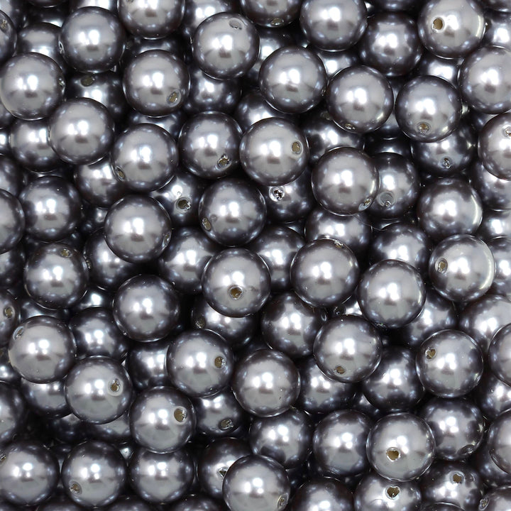 12mm Gray Pearl Beads