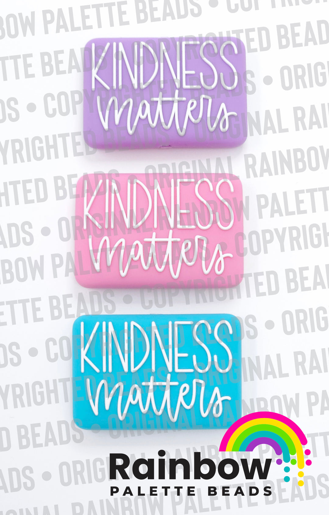 Kindness Matters Exclusive Silicone Focal Bead