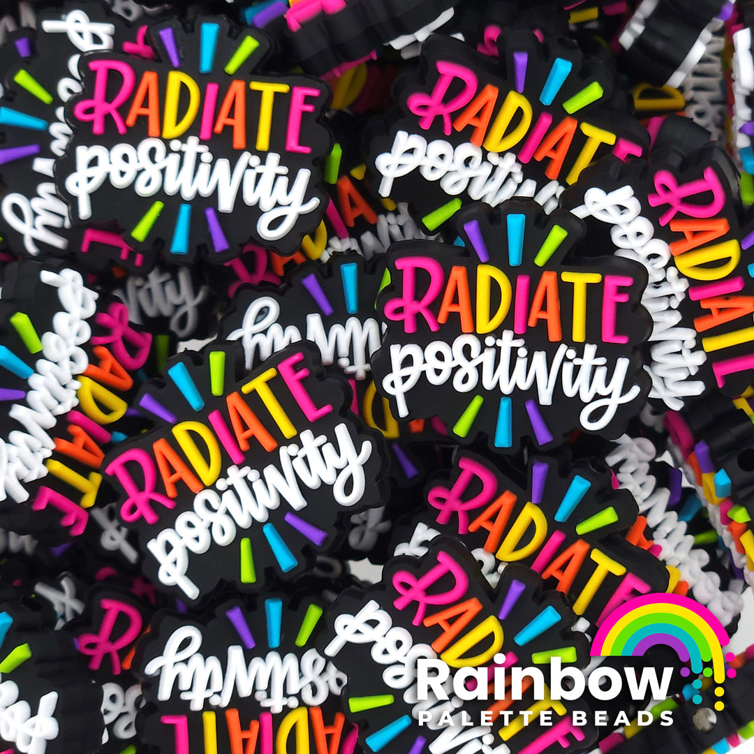 Radiate Positivity Exclusive Silicone Focal Bead