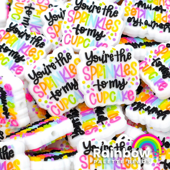 The Sprinkle to my Cupcake Exclusive Silicone Focal Bead