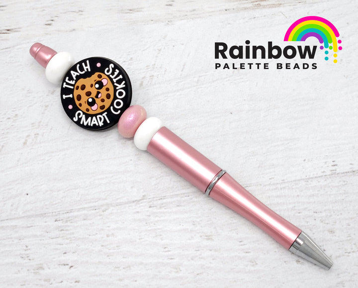 Dusty Rose Pearlescent Beadable Plastic Pen