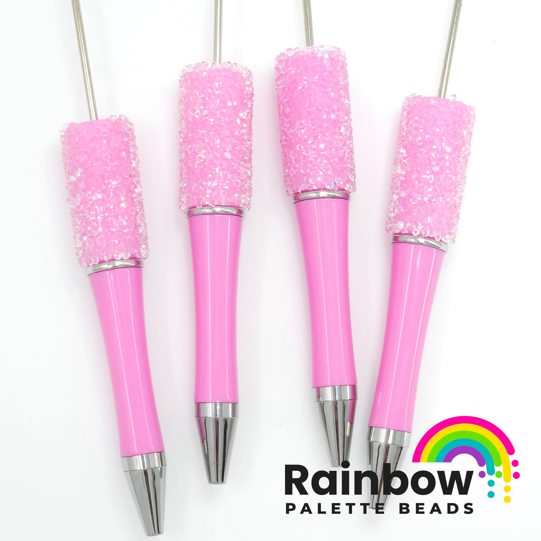 Solid Pink Beadable Sugar Pen