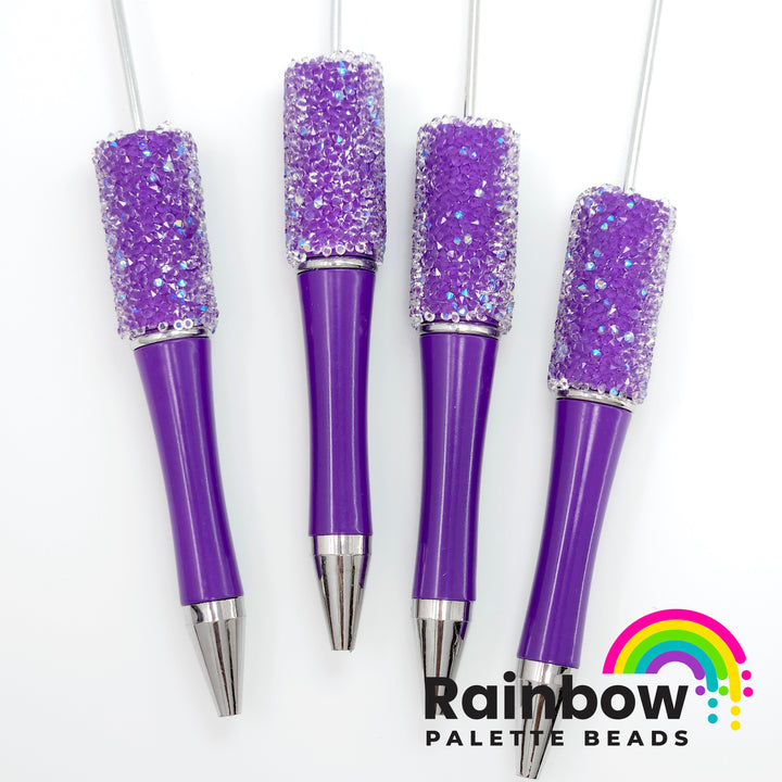 Solid Royal Purple Beadable Sugar Pen