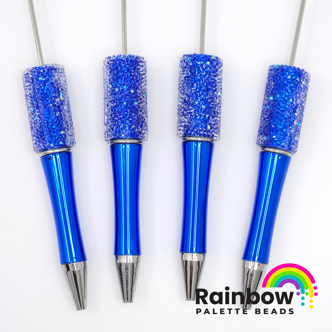 Metallic Royal Blue Beadable Sugar Pen
