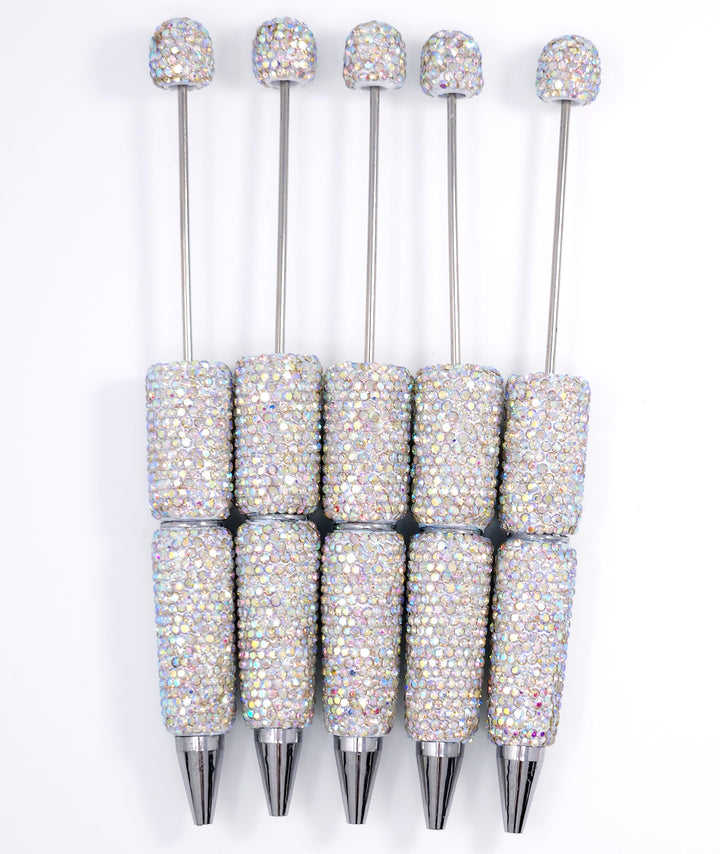 AB Fully Iridescent Sparkle Full Rhinestone Beadable Diamond Pen