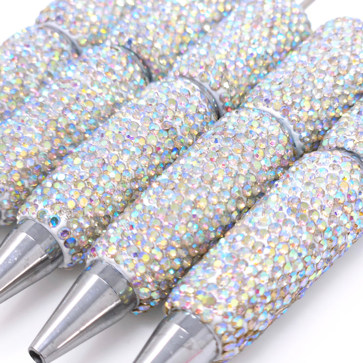 AB Fully Iridescent Sparkle Full Rhinestone Beadable Diamond Pen