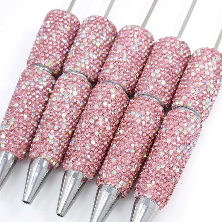 Pink Sparkle Full Rhinestone Beadable Diamond Pen