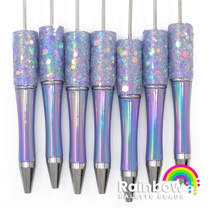 Tranquility Fairy Dust Opal Beadable Plastic Pen