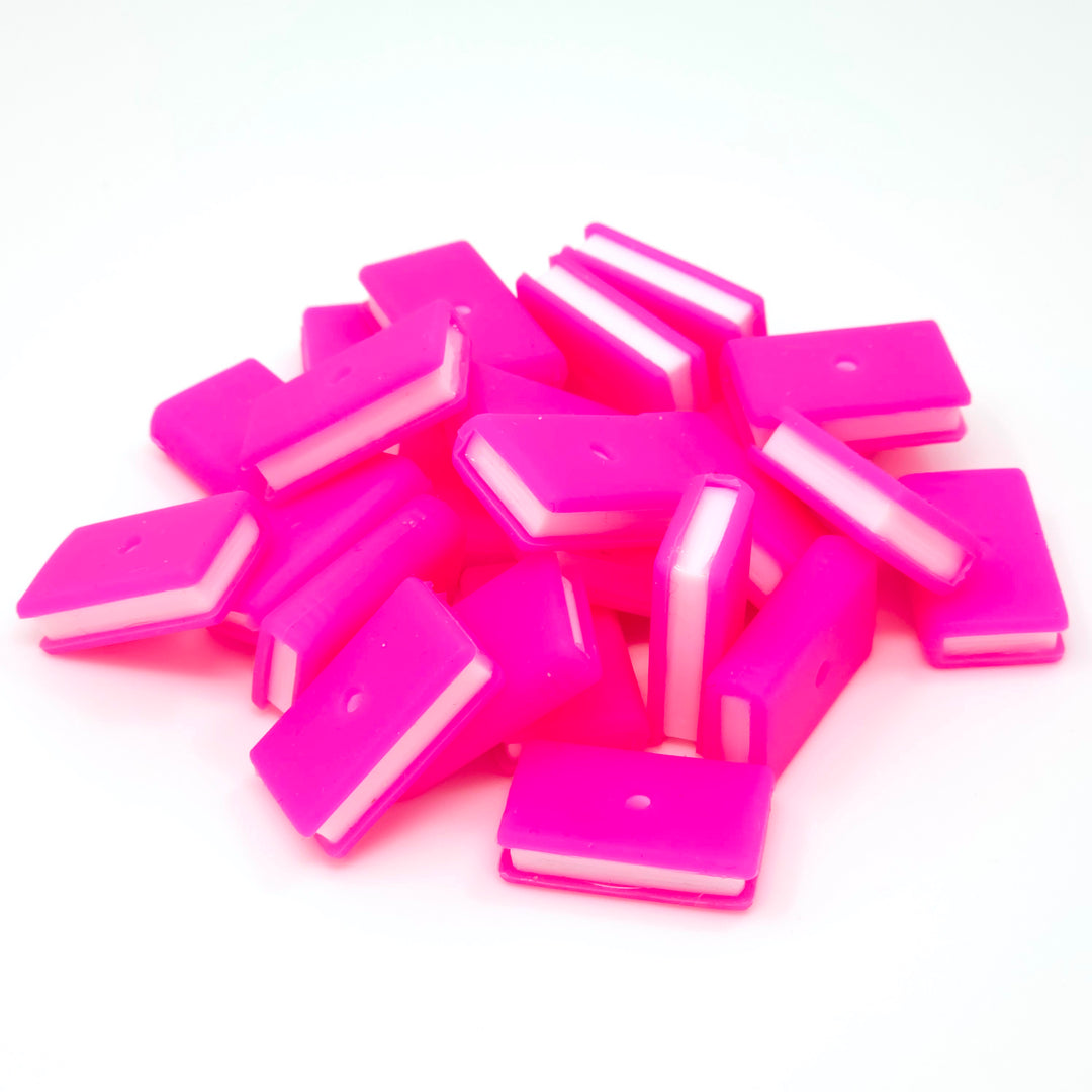 3D Book Silicone Focal Beads (Two Busy Babies Exclusive)