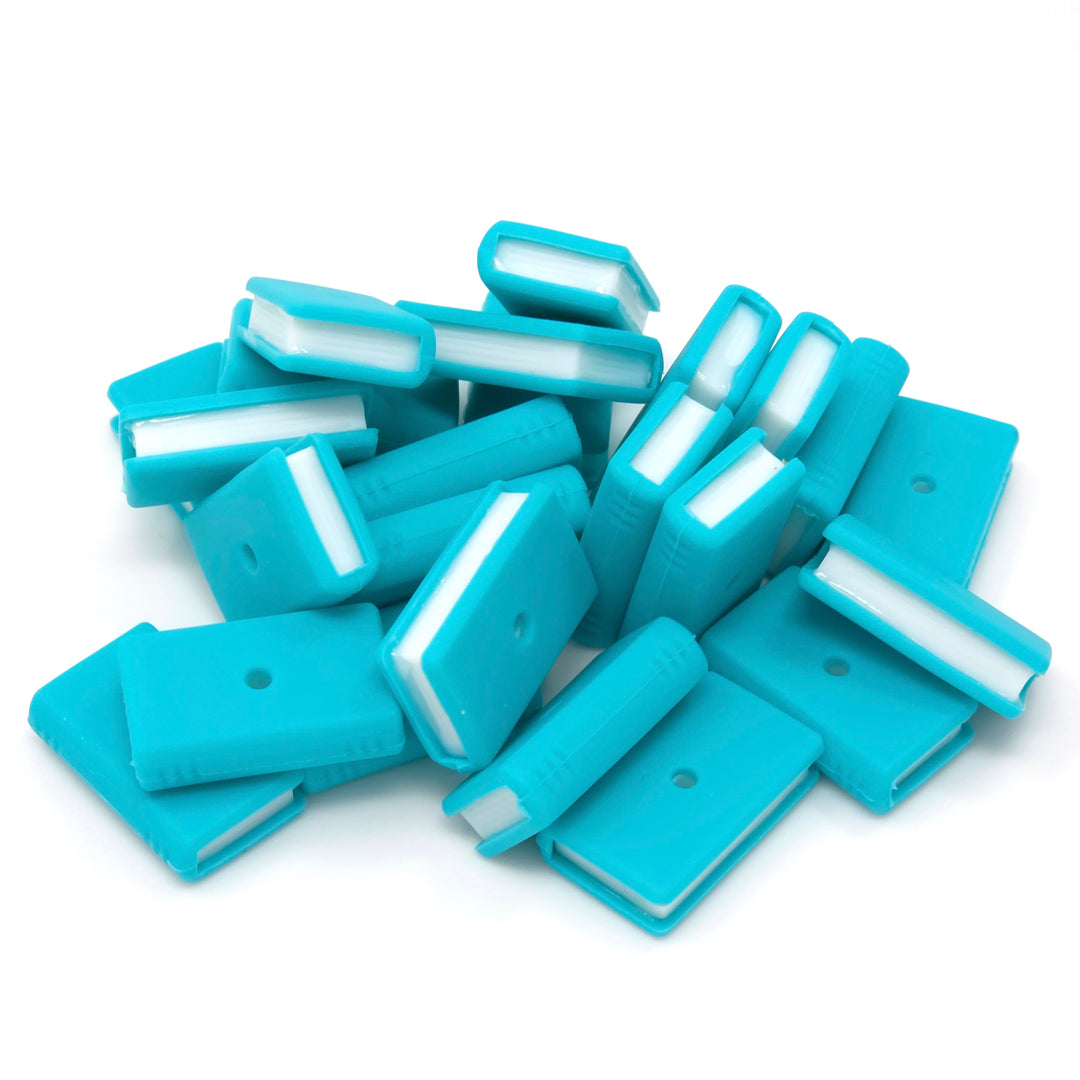 3D Book Silicone Focal Beads (Two Busy Babies Exclusive)