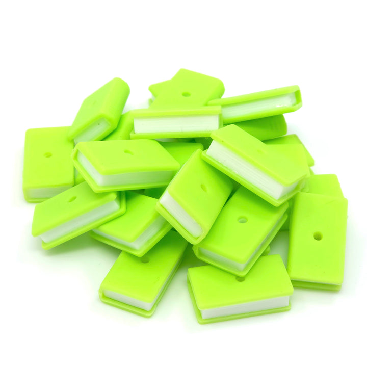3D Book Silicone Focal Beads (Two Busy Babies Exclusive)