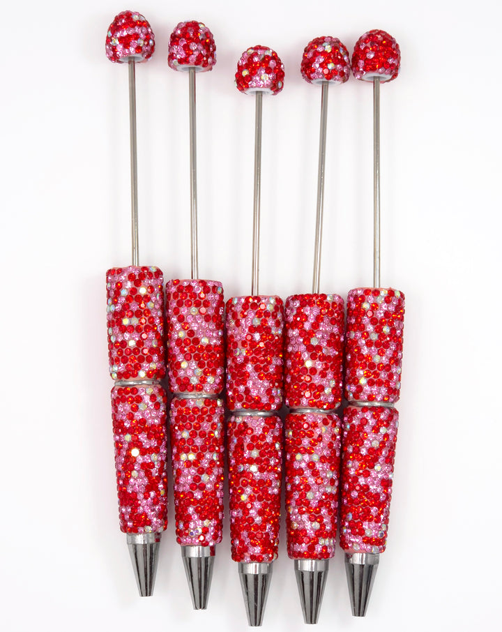 Valentine's Day Confetti Crystal Full Rhinestone Beadable Diamond Pen