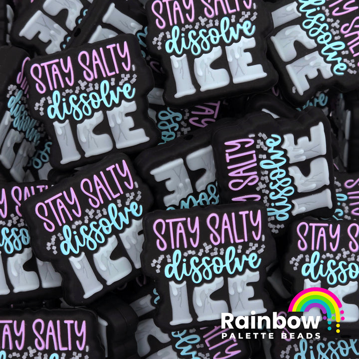 Stay Salty, Dissolve ICE Exclusive Silicone Focal Beads