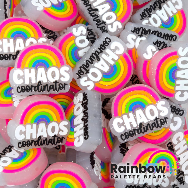 Rainbow Chaos Coordinator Exclusive Silicone Focal Bead