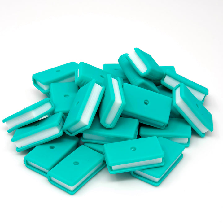 3D Book Silicone Focal Beads