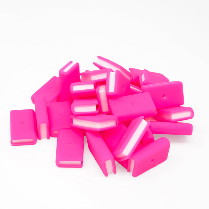 3D Book Silicone Focal Beads