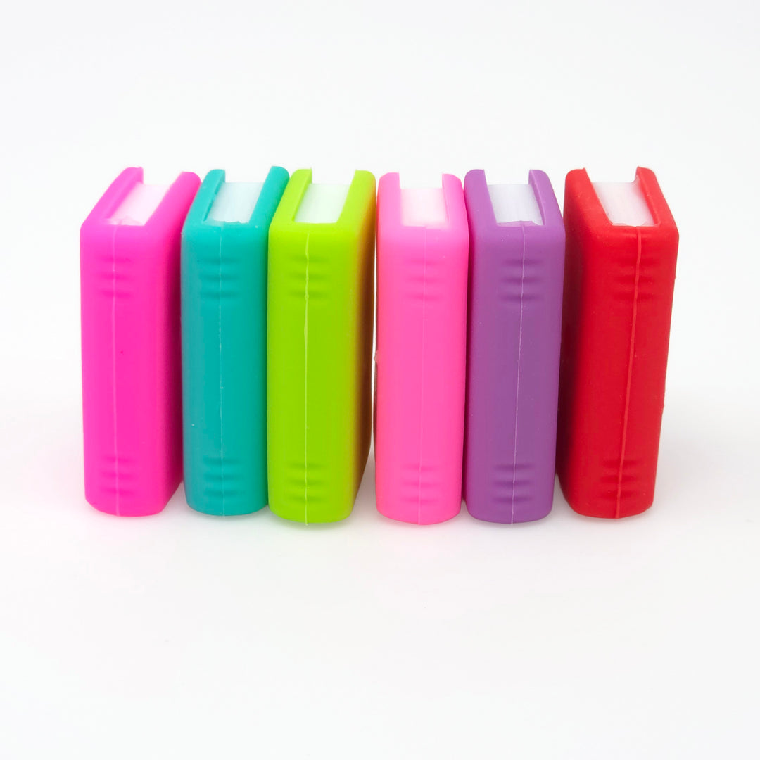 3D Book Silicone Focal Beads