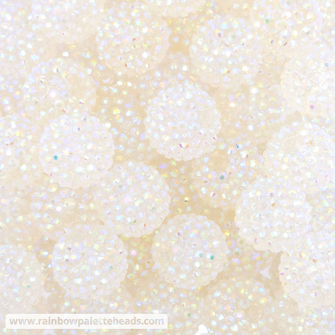 20mm AB Clear Acrylic Rhinestone Beads Beads