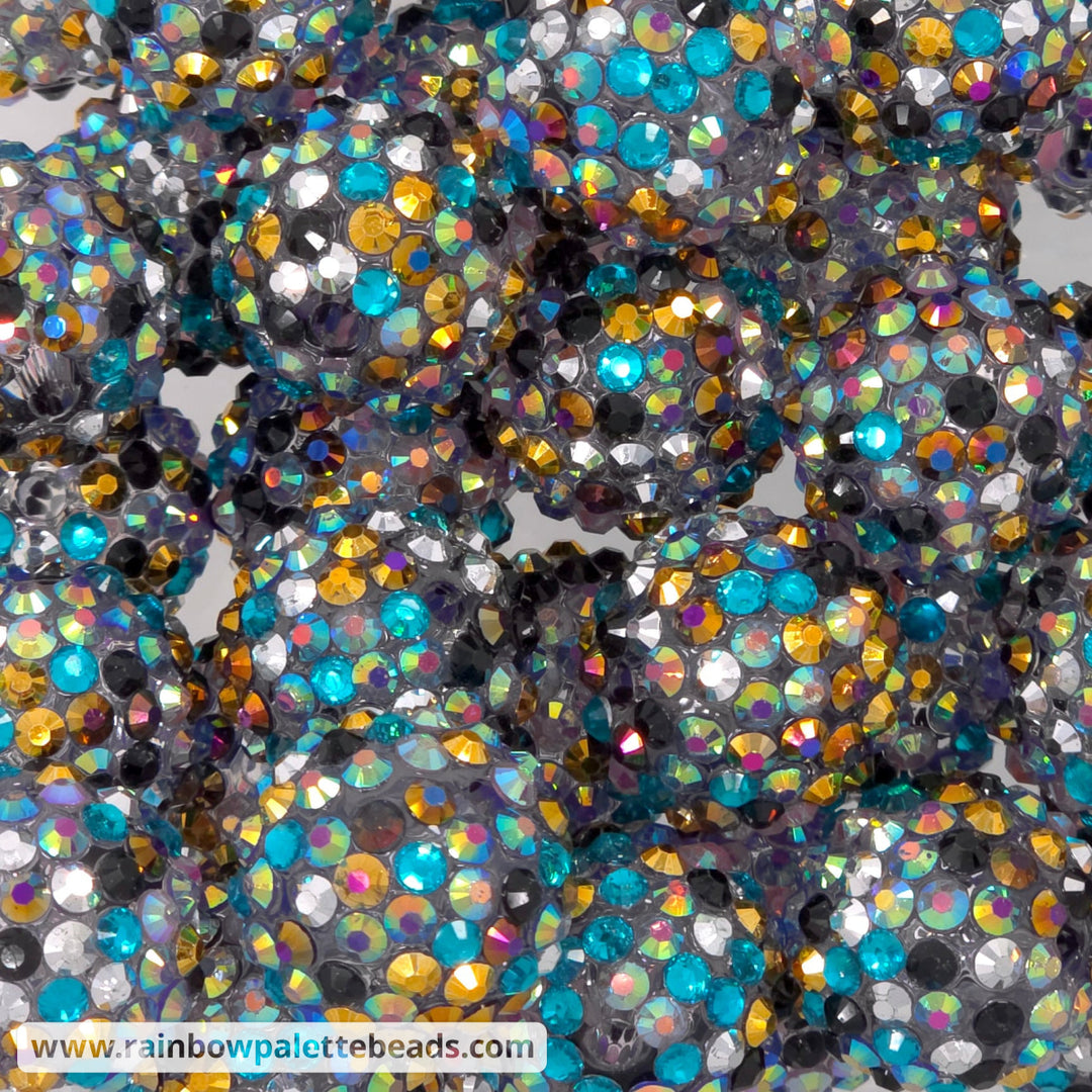 20mm AB Magic Confetti Rhinestone Beads - Beads