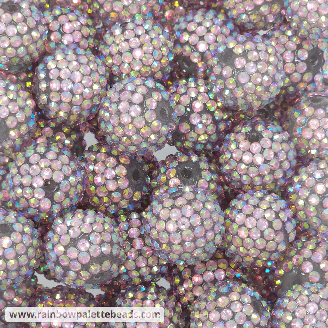 20mm AB Sweet Iri Clear Rhinestone Beads Beads