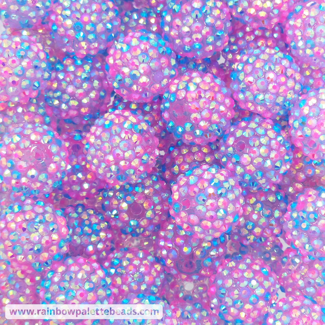 20mm AB Translucent Fairy Confetti Rhinestone Beads Beads