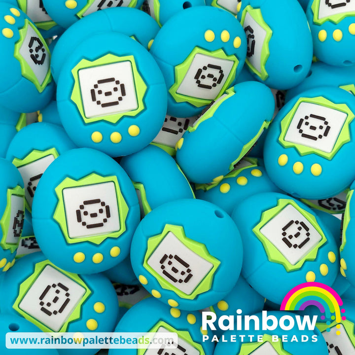 3D Forever Alive Digital Pet Exclusive Silicone Focal Bead Beads