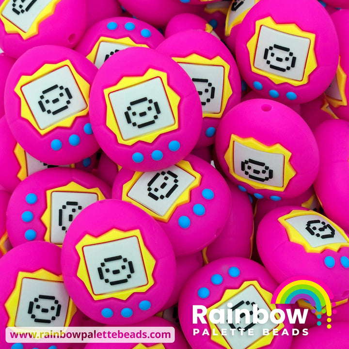 3D Forever Alive Digital Pet Exclusive Silicone Focal Bead Beads