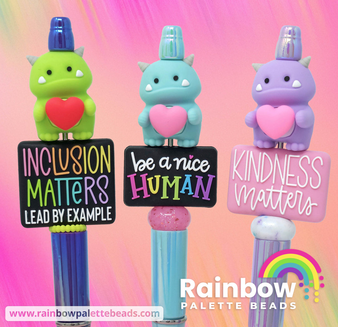 3D Love Monster Exclusive Silicone Focal Beads Beads