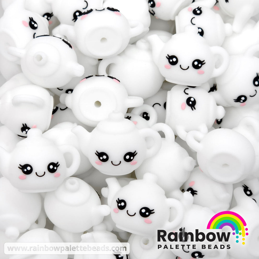 3D Teapot Exclusive Silicone Focal Beads - Beads