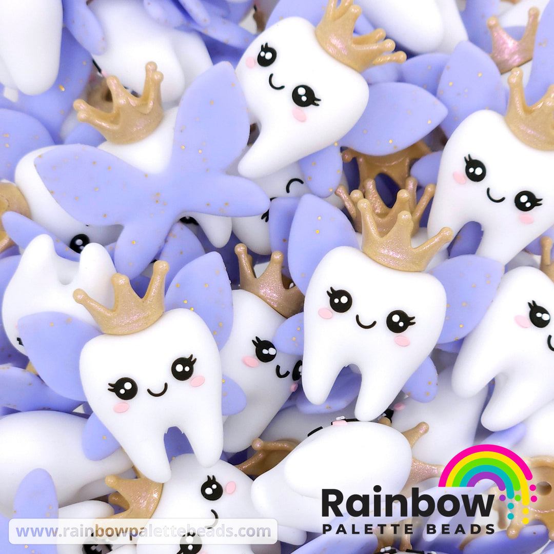 3D Tooth Fairy Exclusive Silicone Focal Beads Beads