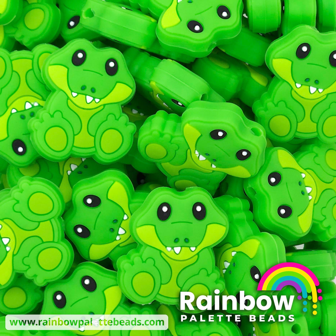 Alligator Exclusive Silicone Focal Bead Single Bead Beads