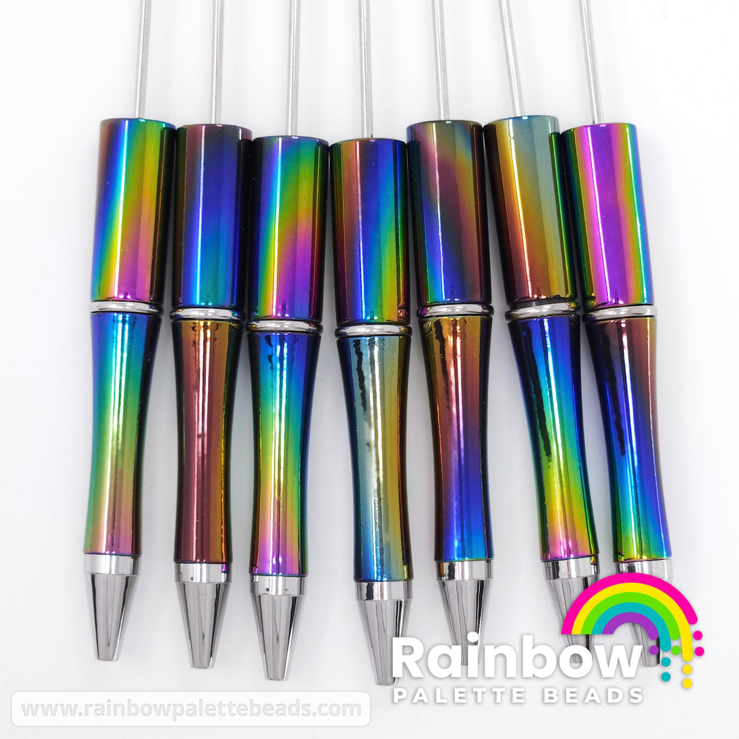 Black Opal Beadable Plastic Pen