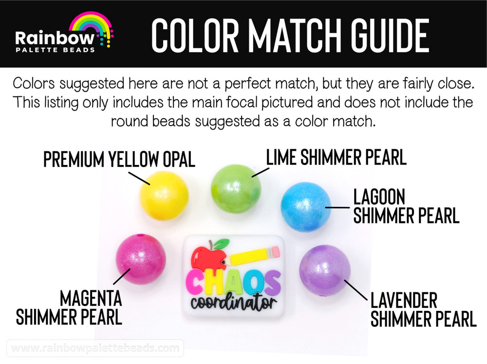 Chaos Coordinator Exclusive Silicone Focal Beads Beads