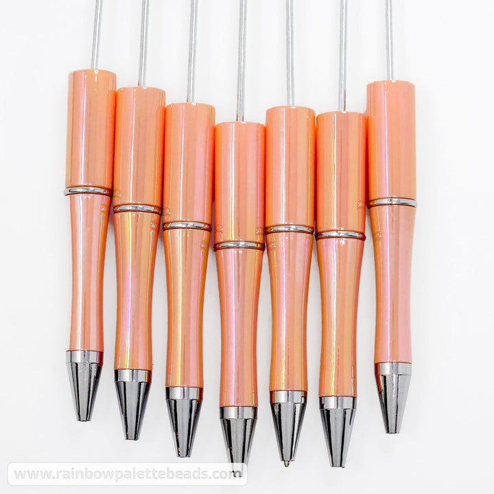 Creamsicle Opal Beadable Plastic Pen