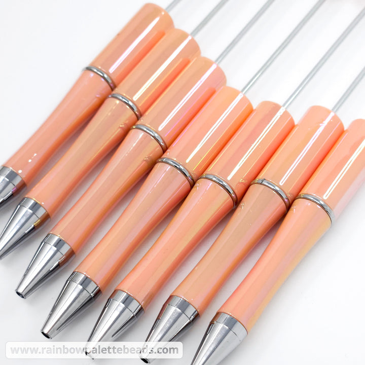 Creamsicle Opal Beadable Plastic Pen