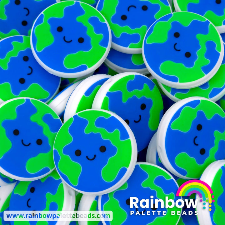 Cute Earth Exclusive Silicone Focal Beads - Darker Colors - Beads