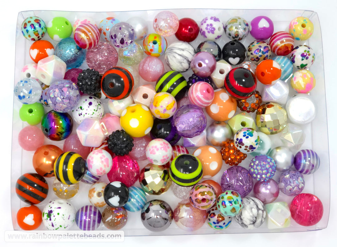 DESTASH LISTING: Random Acrylic Beads (111 beads)