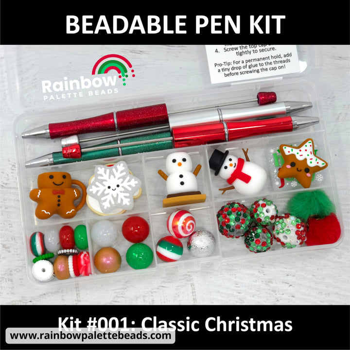 DIY Beadable Pen Christmas Craft Kit