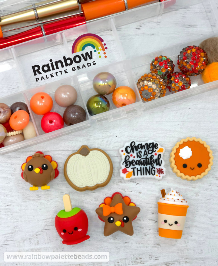 DIY Beadable Pen Thanksgiving/Fall Craft Kit #003