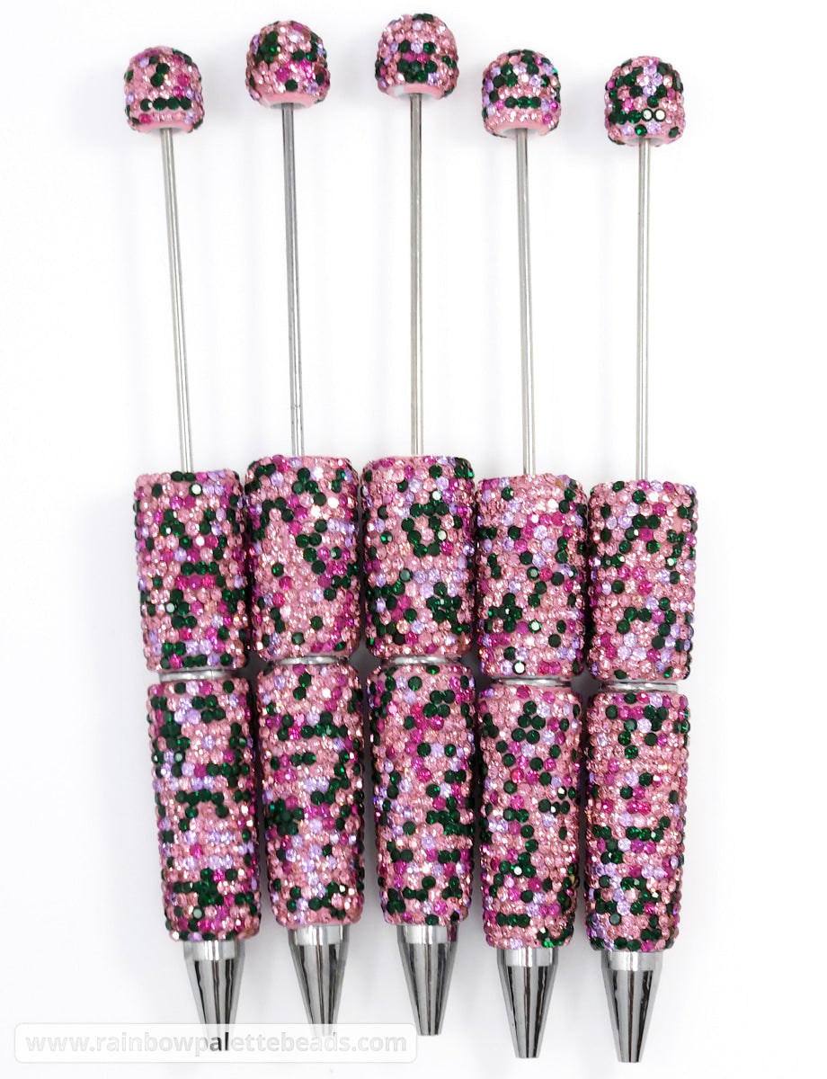 Enchanted Romance Confetti Crystal Full Rhinestone Beadable Diamond Pen
