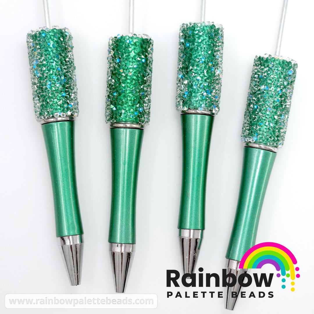 Evergreen Pearlescent Beadable Sugar Pen