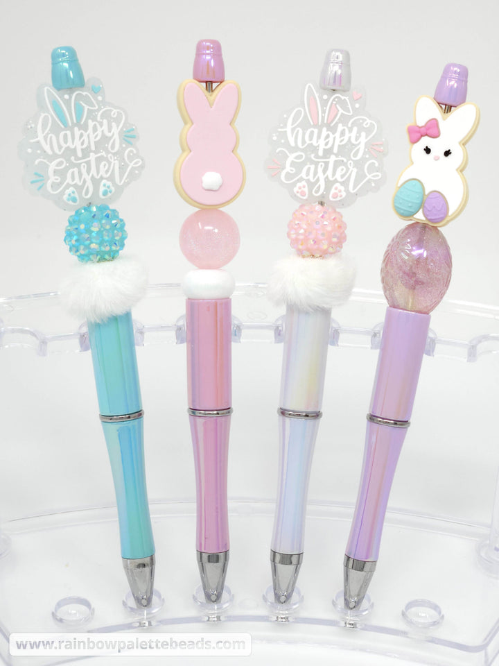 Glittery Happy Easter Exclusive Silicone Focal Beads Beads