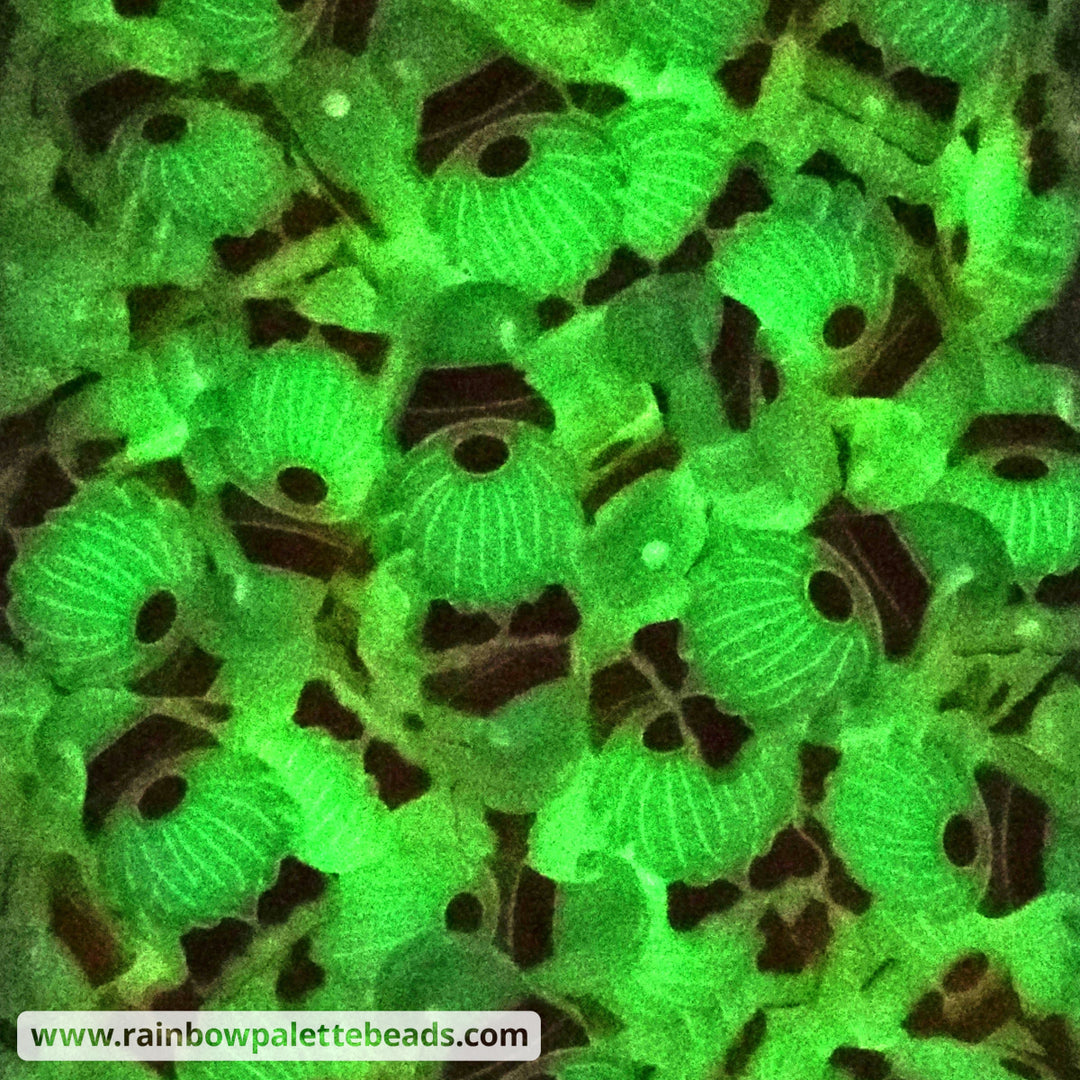Glow-in-the-Dark Candy Corn Gnome Silicone Focal Beads Beads